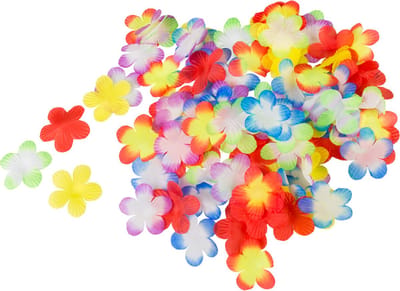 Boland - Set 300 decoratiebloemen Amelia - Tropisch - Hawaii - Themafeest - Tuinfeest