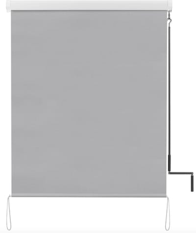 Rolgordijn - Grijs - 100x240cm - Verduisterend - Isolerend - Zonder Boren