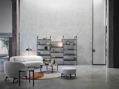 Kartell Lunam Pouf Curly - KartellCurlyC1Weiß