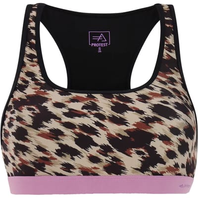 Protest PRTOdd - Outdoor singlet Dames - Slim fit - Mouwloos - Bruin