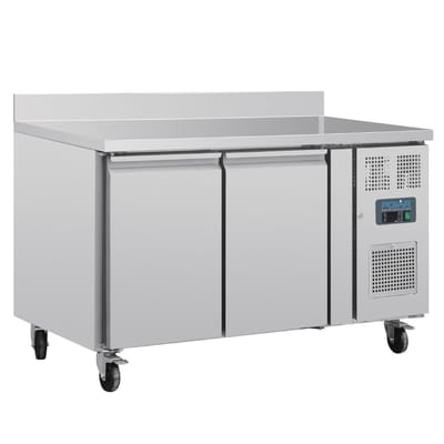Polar U-serie dubbele deur Werkbank koeling met Achterwand 282L