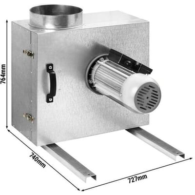 GGM Gastro Airbox - 3155m³ pro Stunde - 400 Volt - Aufklappbar - für Holzkohlegrills & hohe Temperaturen