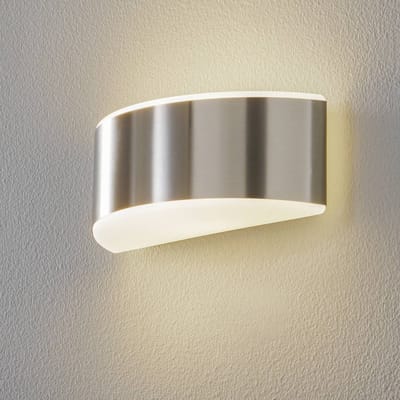 BEGA Prima wandlamp afschermkap roestvrij staal 25,4 cm