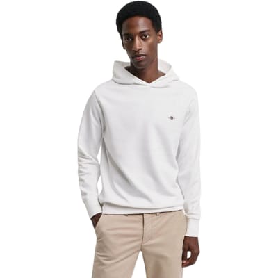 Gant Heren Shield Regular Hoodie (Wit)
