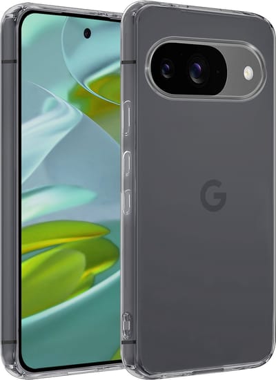 Hoesje - Geschikt voor Google Pixel 9 - Sterk & Shockproof - Hoes Cover - Siliconen Case - Telefoonhoesjes - Transparant