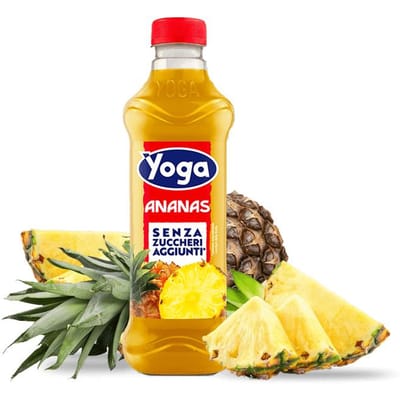 Ananassap zonder suiker ananas senza zucchero 1l - yoga