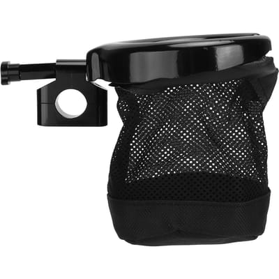 Support de porte-gobelet d'eau pour guidon de moto Pliable 7 Vitesses Internes Universel pour 22 mm 0,9 pouce Black