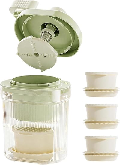 Sneeuwkegelmaker - IJsbreker Machine - Drankjes Maken - Handmatig Aangedraaid - 12 x 23 cm - Meerkleurig
