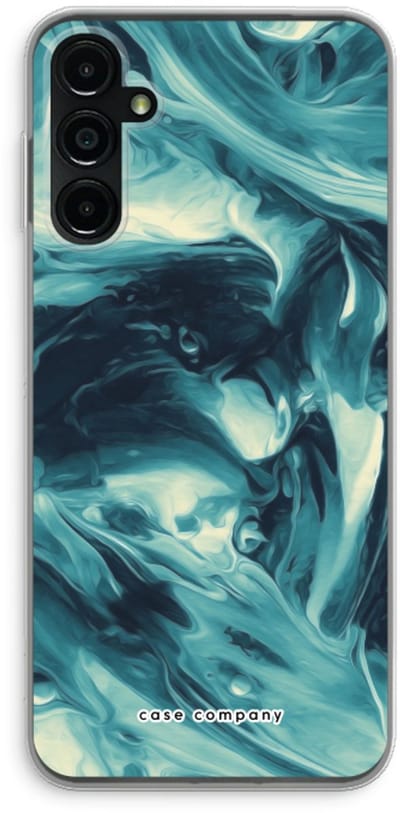 Case Company® - Hoesje geschikt voor Samsung Galaxy A14 hoesje - Dreaming About Whales - Soft Cover Telefoonhoesje - Bescherming aan alle Kanten en Schermrand