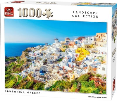 King  legpuzzel Griekenland Santorini - Landschap Volwassenen 1000 stukjes