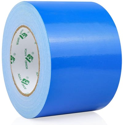 Sterke Blauw Armor Tape, 100 mm x 30 m, Handafscheurbaar, Versterkte Plakband voor Herstellingen en DIY Projecten