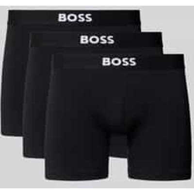 Boxershort met elastische band met logo in een set van 3 stuks, model 'ONE'