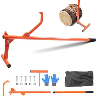 Vallifter Stammen - Boomkroon Hulp - Stammen Draaien - Omkeerbare Haak - 130 cm - Zwart