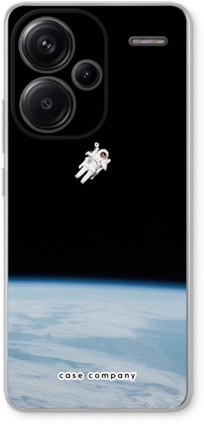 Case Company® - Hoesje geschikt voor Xiaomi Redmi Note 13 Pro plus hoesje - Alone in Space - Soft Cover Telefoonhoesje - Bescherming aan alle Kanten en Schermrand