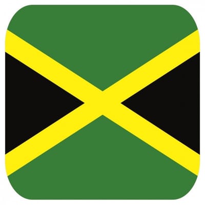 Bierviltjes Jamaicaanse vlag vierkant 15 st