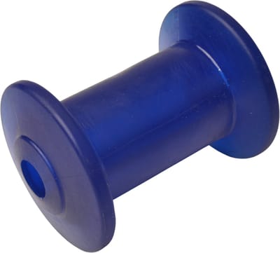 Kielrol blauw - 98x68,5 mm - 14 mm naafdiameter