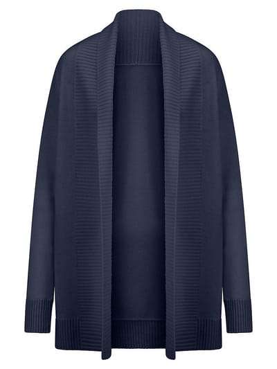 Lang vest Van Peter Hahn blauw