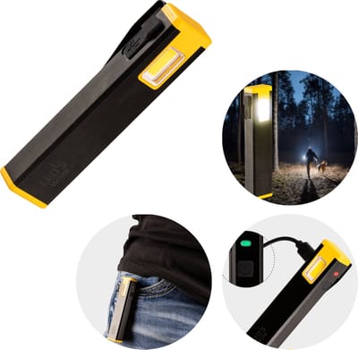 LED's Work draadloze MINI Looplamp 300 - 3 lichtstanden - Met magneet - Oplaadbaar - Werklamp - Looplampen - Loop lamp - Looplampje - Bouwlamp - Werklampen