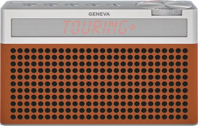 Geneva Hifi-Sound Touring / S+ oplaadbare portable hi-fi DAB+ en FM radio met Bluetooth Cognac