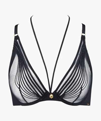 Aubade Sumptuous Waves Beugel Bh 3CF12 Zwart - maat EU 80E / FR 95E