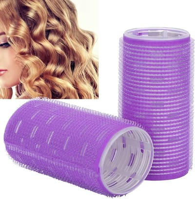 Dailygoods- Haarrollers - 2 Stuks - Zelfgreep Pony - Krultang - Slaapkrulspelden - ABS Materiaal - Voor Langdurige Krullen - Krulspelden