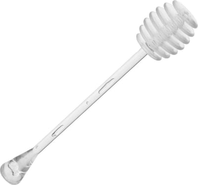 1x Honing lepel van kunststof 17 cm - Keukenbenodigdheden - Honinglepel/honingdipper - Lepel voor honing