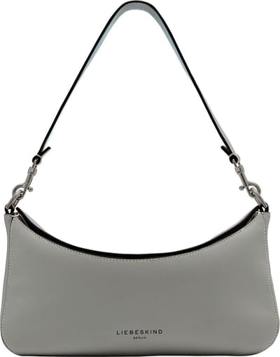 LIEBESKIND BERLIN Leren Schoudertas Alessa 2 Kodiaq Hobo Bag Thunder Grijs