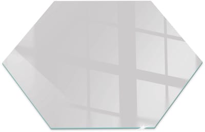 Tulup Kachel Vloerplaat - Kleur Grijs Onderplaat Kachel - 40 cm x 36,6 cm - Grijs Plaat Onder Houtkachel - Rechthoek Kachel Vloerplaat - Plaat Voor Onder Houtkachel - Plaat Voor Onder Kachel - Vloerplaat Openhaard