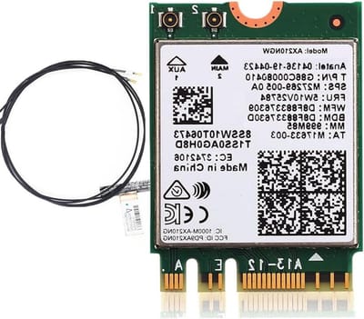 Draadloze WiFi Kaart - Netwerkadapter Module - Laptop Upgrade - Wi-Fi 6E Tri-Band - M.2 NGFF - Niet van toepassing