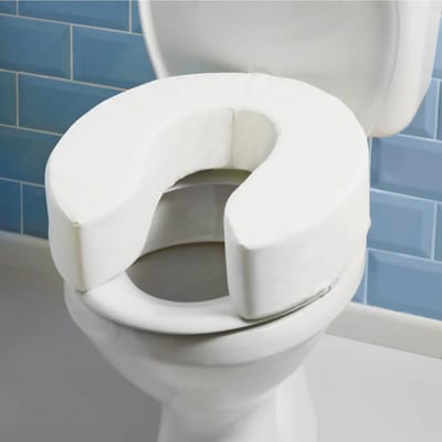 Toiletbrilverhoger - Zitkussen Verhogend - Zelfstandig Zitten - Ergonomisch Gevormd - 10 cm - Wit