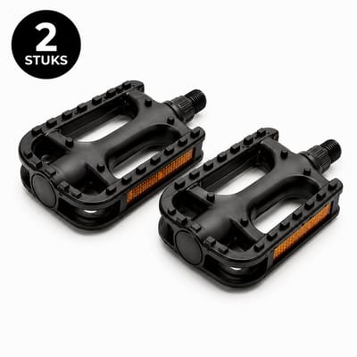Dravaro Fietspedalen - Set van 2 - Antislip Pedalen - Extra Grip - Universeel - MTB - Racefiets - Stadsfiets - Zwart
