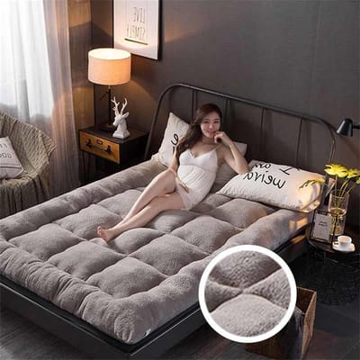 Opvouwbaar Matras - Vloerfuton - Ruimte Besparen - Dubbelzijdig Quiltproces - 60x120cm - BB