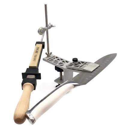 TIN-IN Messenslijper Set 8-Delig – Slijpstenen 180, 240, 400, 600, 800, 1000, 1500 Grit – 4 Diamant Slijpstenen + 4 Wetstenen – Messen Slijpen met Vaste Hoek