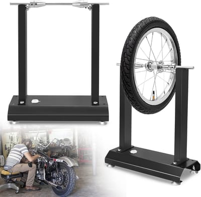 ACXIN Motorfiets Wielbalanceerder - Verstelbare Kegels - 40x19x50cm - Zwart