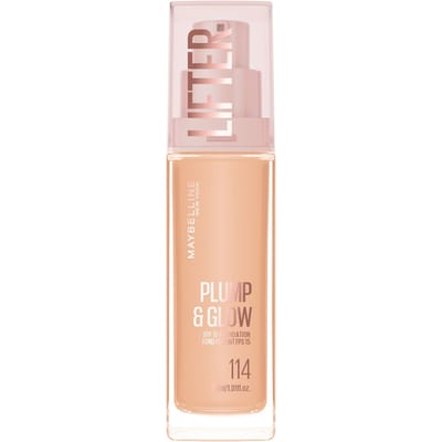 Maybelline New York Lifter Lifter Plump & Glow Foundation (Various Shades) - 114