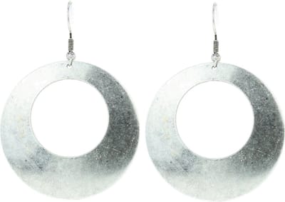 Behave - Oorhangers dames - Mat zilverkleur - Statement - Boho chic