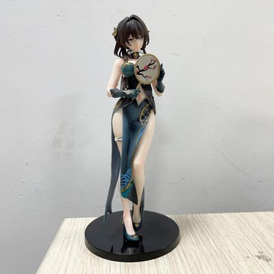 24CM Honkai: Star Rail Ruan Mei Zhenhai China Jurk Meisje Figuur Hard PVC Anime Actie Speelgoed Volwassenen Collectie Model Pop Cadeau gray