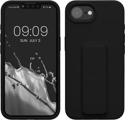 kwmobile back cover voor smartphone - geschikt voor Apple iPhone 17e / iPhone 16e - 1x beschermhoesje van kunststof - In zwart