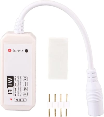 Draadloze RGB LED Strip Controller voor Smartphone, 30m Bereik, Lichtgewicht en Draagbaar voor Thuisverlichting