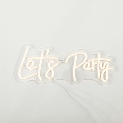 Neon bord let`s play - Neon lamp - Neon wandlamp - Mancave verlichting - Mancave decoratie - Neon lamp muur - Neonlamp - Cave & Garden