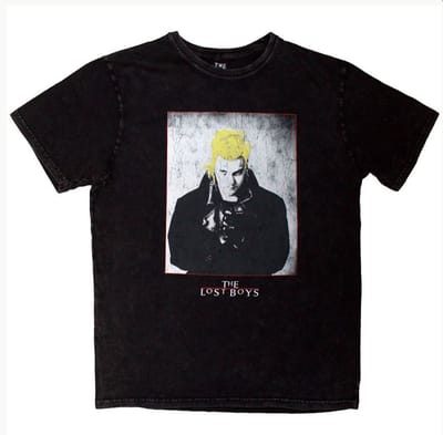 The Lost Boys - David Poster Heren Tshirt - S - Zwart
