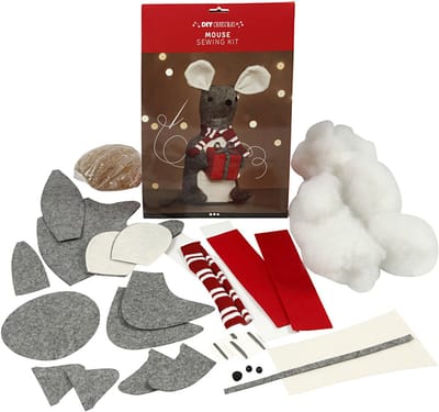 Creativ Company DIY Kit Kerst Muis 30 cm