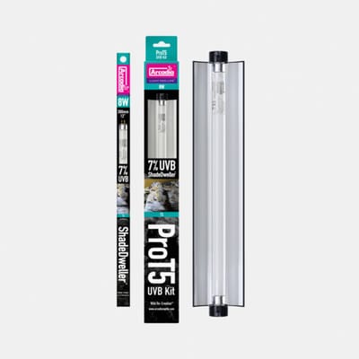 Arcadia Pro T5 Uvb Set Shadedweller 7% Uvb - Verwarming - 8 Watt