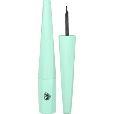 KimChi Chic Beauty, Stage Proof Liquid Liner®, 01 Classic Brush, Blackest Black, 0.1 fl oz (3 ml) white