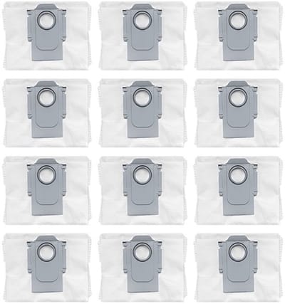 Stofzuigerzakken Geschik voor Roborock S7 Maxv Ultra/S7 Pro Ultra/Q5/Plus/Q7/Plus/Max/Plus 12-pack