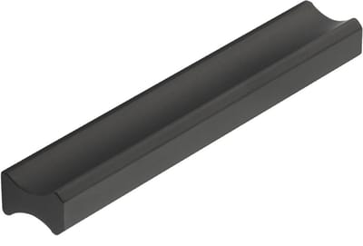 SOTECH Meubelgreep STOCKHOLM BA 96 mm Zwart geanodiseerd aluminium greeplijst Kastgreep