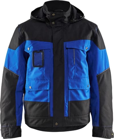 Blåkläder 4886-1977 Winterjas Korenblauw/Zwart maat L