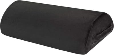 Schuimvoetsteun - Voetensteun Bureau - Comfortabel Zitten - Ergonomisch Halfcilinder Design - 479 x 30 x 116 cm - Zwart Grijs