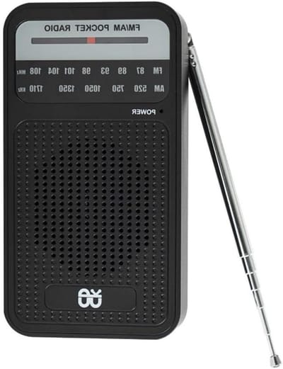 Draagbare Radio - Zakradio AM FM - Muziek Luisteren Buiten - Ingebouwde Speaker - 12.5 x 7 x 3.5 cm