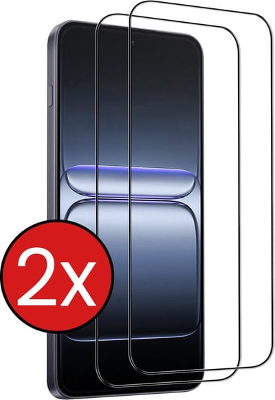 Screenprotector - 2 Stuks - Geschikt voor OnePlus Nord 5 - Full Cover - Beschermglas - Gehard Glas - Tempered Glass - Screen Protector
